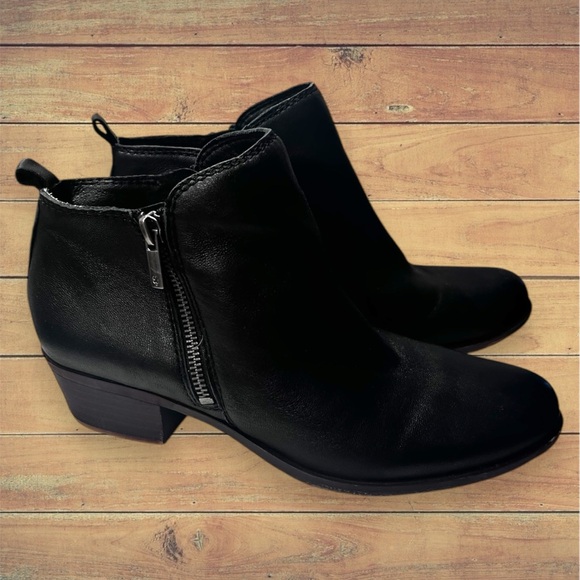 Lucky Brand Women’s Basel Bootie Ankle Boot Black Leather - Picture 11 of 11